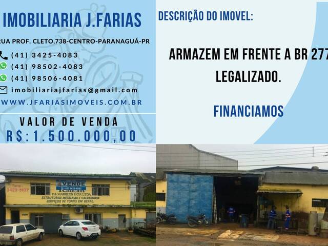 #3 - Barracão para Venda em Paranaguá - PR